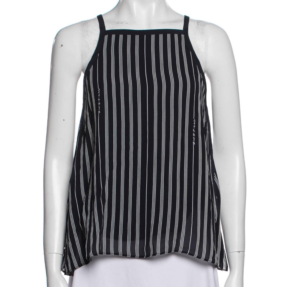 Rag & Bone Striped Square Neckline Blouse